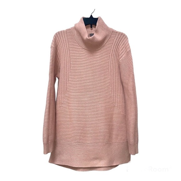Vince Camuto Sweaters - Vince Camuto Soft Knit Dusty Rose Cowl Neck Sweater Oversized Size Small